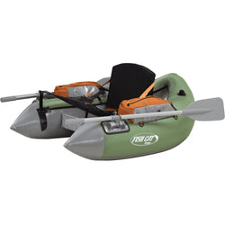 Outcast Cruzer Float Tube in Sage angle