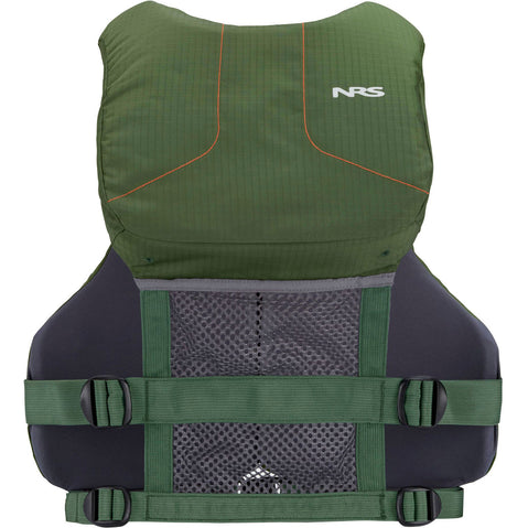 NRS Wrangler Lifejacket (PFD) in Forest back