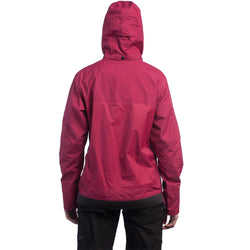 Level Six Women's Ellesmere Paddling Jacket Beet Red model back