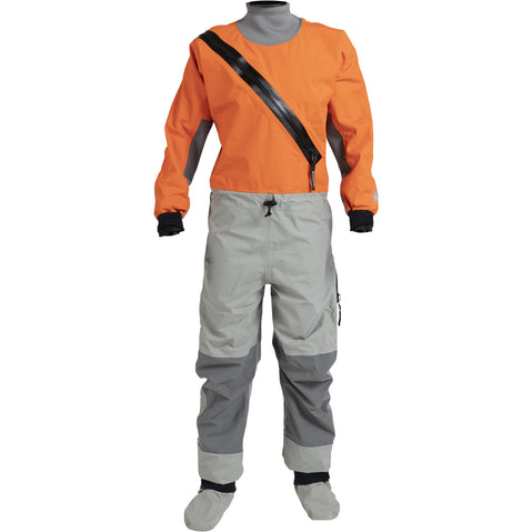 Kokatat Women's Hydrus 3.0 SuperNova Semi Dry Suit in Tangerine front