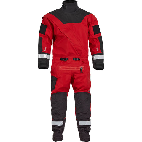 NRS Ascent SAR GORE-TEX Dry Suit in Red front