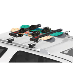 Yakima Fat Cat 6 Evo Snowsports Rack installed on car specs