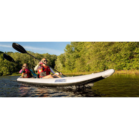 Sea Eagle FastTrack 465FT Inflatable Kayak 2 Person Deluxe Package lifestyle