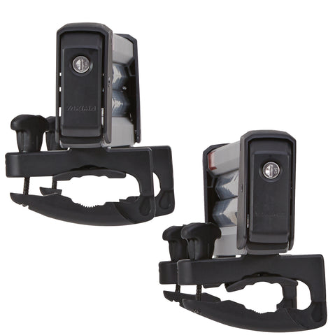 Yakima FreshTrack 4 Snowsports Rack installed on a car front