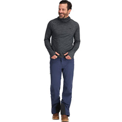 Outdoor Research Men's Cirque II Pants in Naval Blue model view full