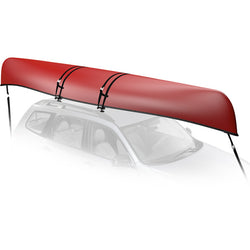 Yakima KeelOver Canoe Roof Rack with loaded