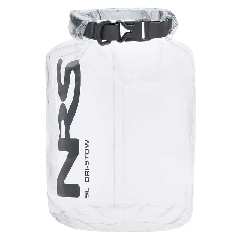 NRS Dri-Stow Dry Sack in Clear front