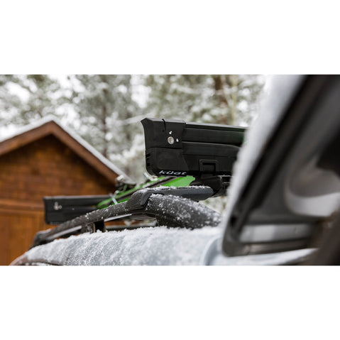Kuat Switch 6 Ski/Snowboard Roof Rack in the snow