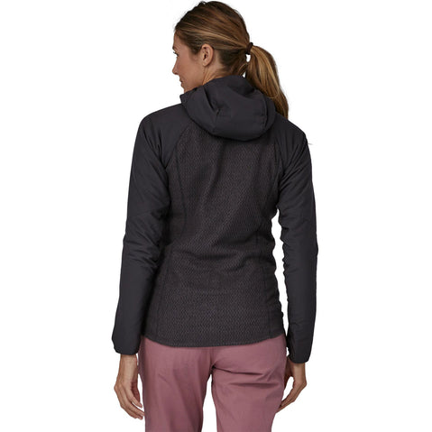 Patagonia Women's Nano-Air Light Hybrid Hoody in Black model back