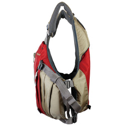 Stohlquist Men's Drifter Lifejacket (PFD) in deep red side