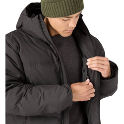 Patagonia Men's Jackson Glacier Jacket in Black model pocket