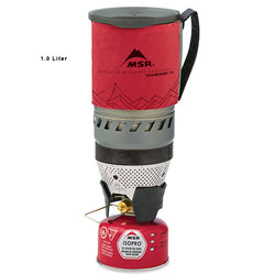 MSR WindBurner Stove System in Red complete