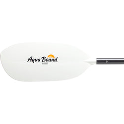 Aqua Bound Shred Hybrid 4-Piece Whitewater Kayak Paddle blade left view