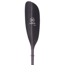 Werner Camano Carbon Straight Shaft Kayak Paddle blade