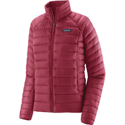 Patagonia Women's Down Sweater in marion red