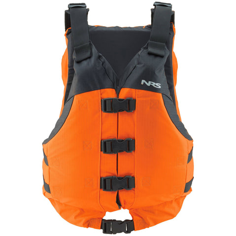 NRS Big Water V Rafting Lifejacket (PFD) in Orange front