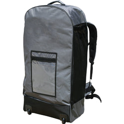 Advanced Elements AirVolution Inflatable Kayak in Blue/Gray duffel bag no logo