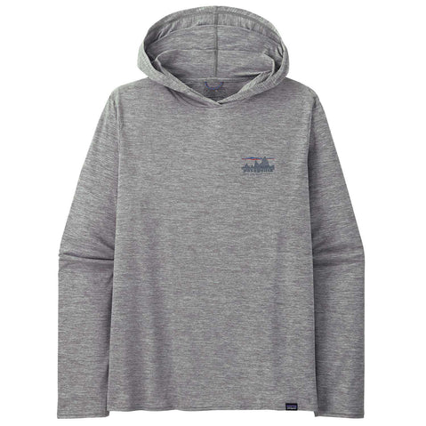 Patagonia Men's Cap Cool Daily Graphic Hoody in '73 Skyline: Feather Grey front