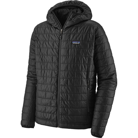 Patagonia Men's Nano Puff Hoody in Black