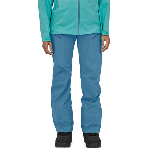 Patagonia Women's Stormstride Pants in Sound Blue model view front