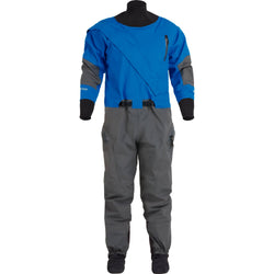 NRS Women's Explorer Semi-Dry Suit in Blue front