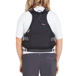 NRS Women's Siren Kayak Lifejacket (PFD) in Black model back