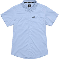 NRS Women's Gear Short Sleeve Shirt in Fog front