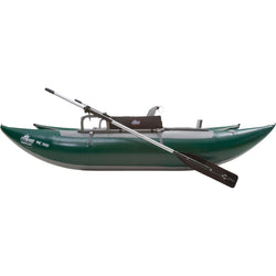 Outcast PAC 1000FS Pontoon Boat in Green/Gray side