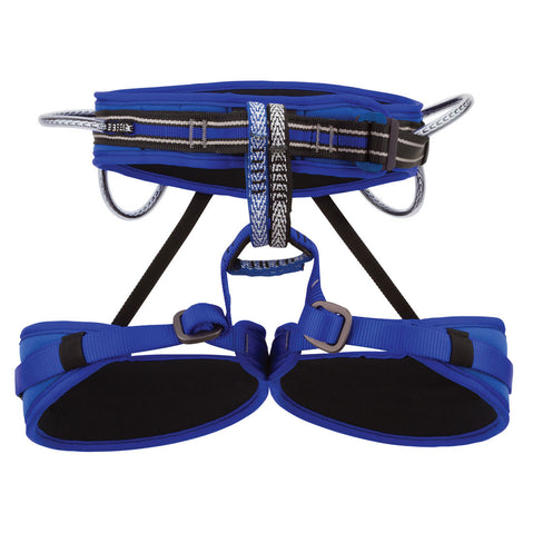 Metolius Women's Safe Tech Deluxe SB Harness in Blue front