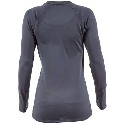 Kokatat Women's Polartec Power Dry Outercore Long Sleeve Shirt in Coal back