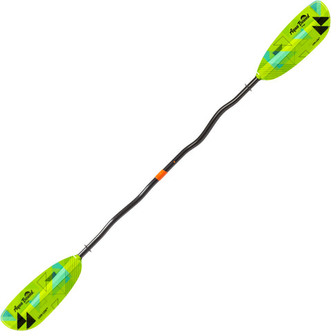 Aqua Bound Tango Fiberglass Bent Shaft Posi-Lok 2-Piece Kayak Paddle in Geo Punch full