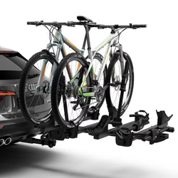 Thule T2 Pro X Hitch Rack 2 Bike Add-On in Black with bike loaded