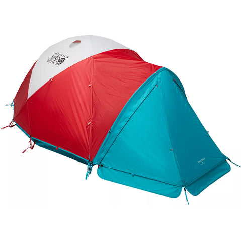 Mountain Hardwear Trango 4-Person Mountaineering Tent in Alpine Red angle
