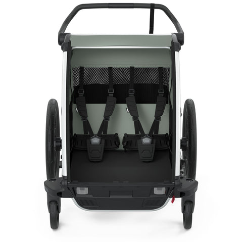 Thule Chariot Lite 2 Multisport Trailer in Agave back
