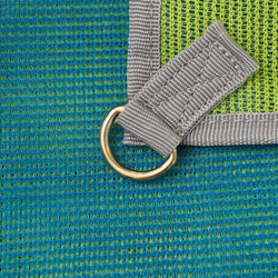 CGear Sand-Free RV Mat Blue/Green corner d-ring