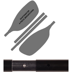 Werner Side Kick Fiberglass 4-Piece Whitewater Kayak Paddle detail