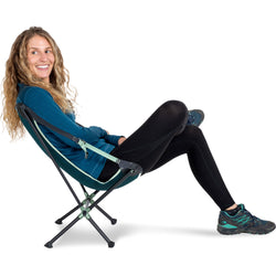 Nemo Moonlite Reclining Camp Chair in Black Pearl lifestyle