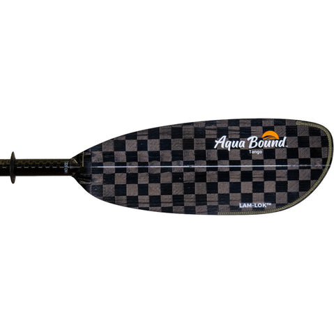 Aqua Bound Tango Carbon Straight Shaft Posi-Lok 2-Piece Kayak Paddle right blade