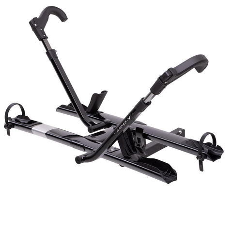 Kuat Sherpa 2.0 2 Bike Hitch Rack Black Metallic angle view arms up