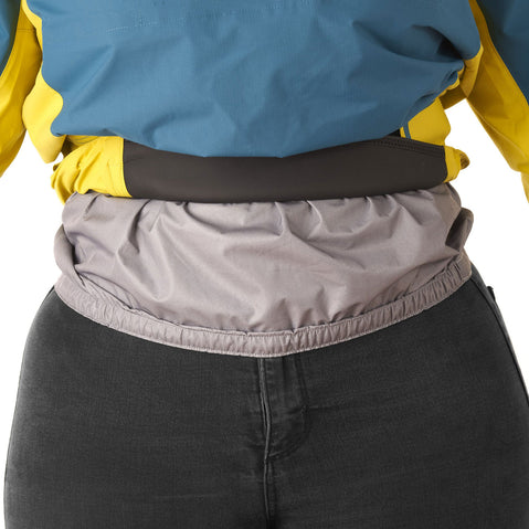 Level Six Women's Nova Dry Top in Crater Blue detail