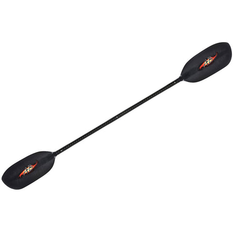 Aqua-Bound Shred Apart Carbon 4-Piece Packraft Paddle in Black angle