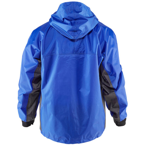 NRS Rio Hooded Paddling Jacket in Blue back