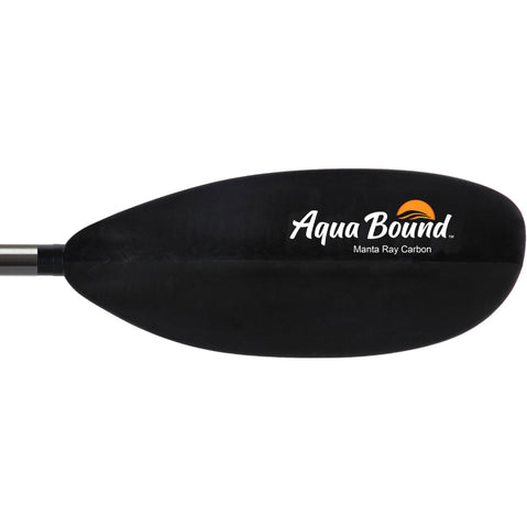 Aqua-Bound Manta Ray Carbon Posi-Lok 2-Piece Kayak Paddle right blade