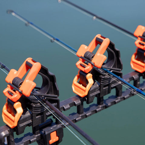 YakAttack SideStage Pro Rod Holder Rack lifestyle
