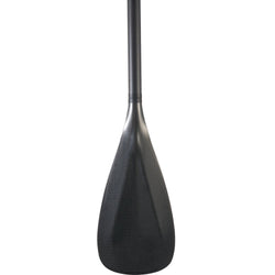 Level 6 1-Piece Carbon SUP Paddle with Power Blade in Silver back