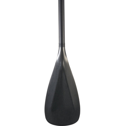 Level 6 1-Piece Carbon SUP Paddle with Power Blade in Silver back