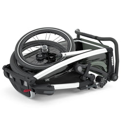 Thule Chariot Lite 1 Multisport Trailer/Stroller in Agave packed