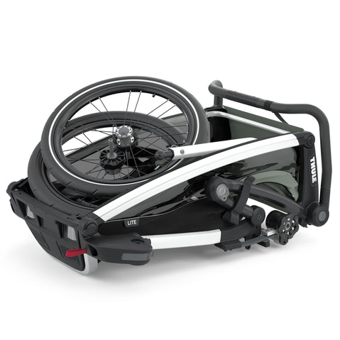 Thule Chariot Lite 1 Multisport Trailer/Stroller in Agave packed