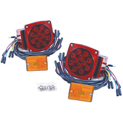 Malone MicroSport LowBed 2 Kayak Bunk-Style Trailer Package light kit