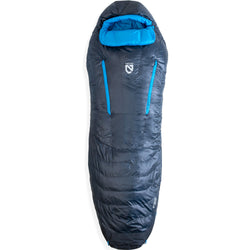 Nemo Equipment Men's Riff 30-Degree Endless Promise Down Sleeping Bag in Stormy Night closed